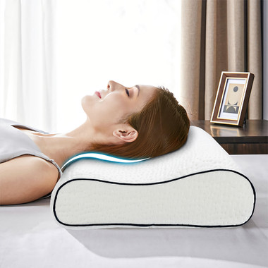 Memory Foam Sleep Pillow with Orthopedic Contour Cervical Neck Support product image