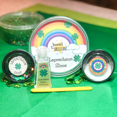 St. Patrick's Lucky Slime or Leprechaun Slime Kits product image