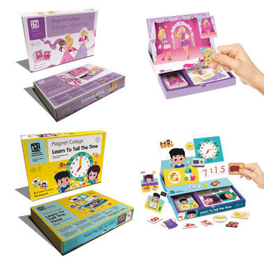 DIY Educational Kids' Creative Magnetic Collage Playset product image