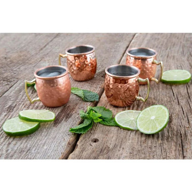 Moscow Mule Mug Set Copper-Plated Stainless Steel Shot Glasses (Set of 4) product image