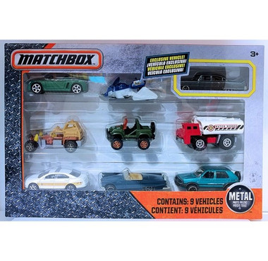 Matchbox® 9-Car Set with Exclusive Cadillac Fleetwood product image