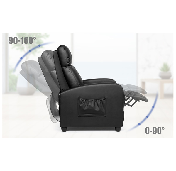 Ergonomic Massaging Recliner with Remote product image