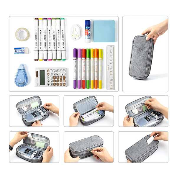Deli Foldable Pencil Case or Makeup Bag product image