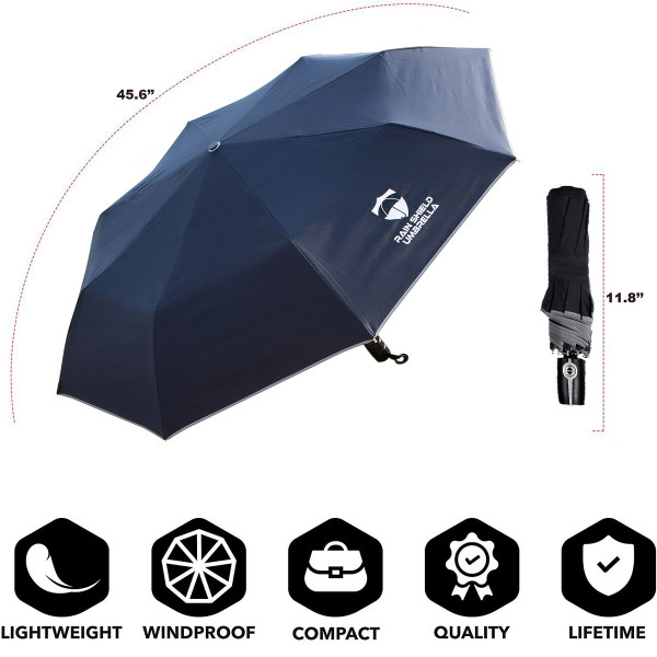 RainShield Wind Proof Umbrella with Tote product image