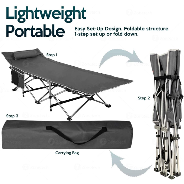Zone Tech® Outdoor Travel Cot product image