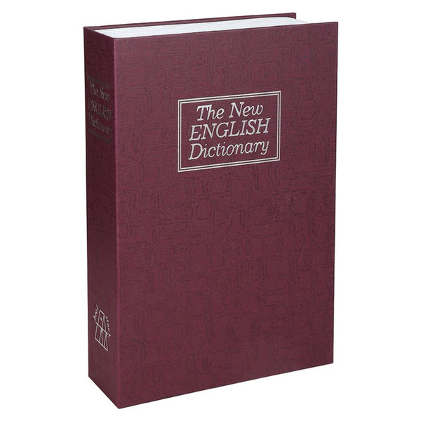 Hidden Safe 'The New English Dictionary' Book with Scrolling Combo Lock product image