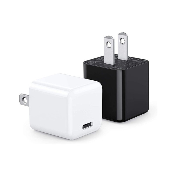WEMISS® 20W Mini Fast USB Type-C Wall Charger with PD 3.0 (2-Pack) product image