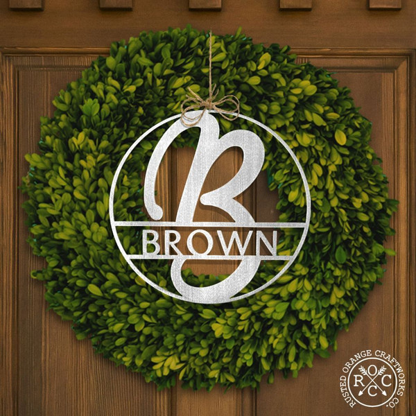 Fullerton Monogram Name Sign product image