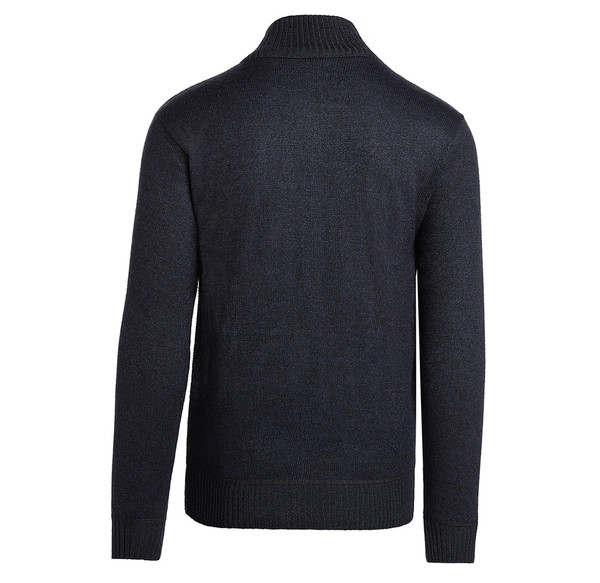 Men's Casual Fleece Lined Full-Zip Sweater Jacket product image