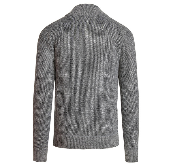 Men's Casual Fleece Lined Full-Zip Sweater Jacket product image
