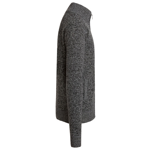 Men's Casual Fleece Lined Full-Zip Sweater Jacket product image