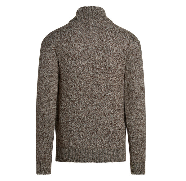 Men's Casual Fleece Lined Full-Zip Sweater Jacket product image
