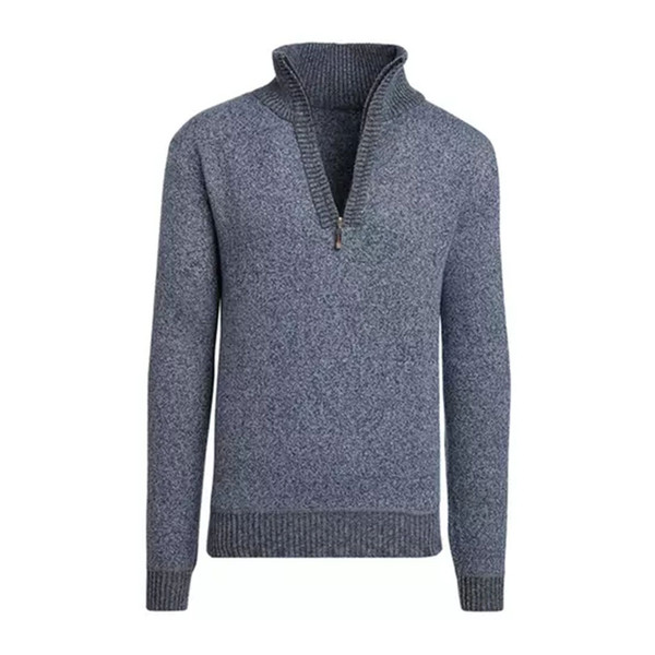 Alta Men's Casual Long Sleeve Half-Zip Mock Neck Sweater Jacket product image