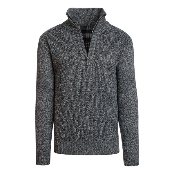 Alta Men’s Casual Fleece Lined Half-Zip Sweater Jacket product image