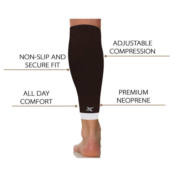 Elite Lightweight Support Relief Calf Compression Sleeves (3-Pairs) product image