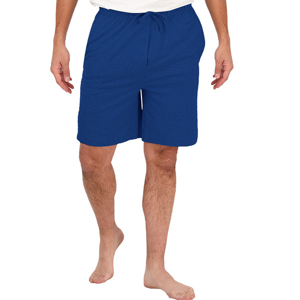 Men's Ultra-Soft Jersey Knit Sleep Lounge Pajama Shorts for Sleepwear (3-Pack) product image