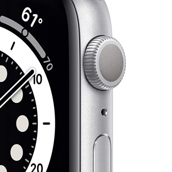 Apple® Watch Series 6, 40mm, 4G LTE + GPS – Silver Aluminum Case product image