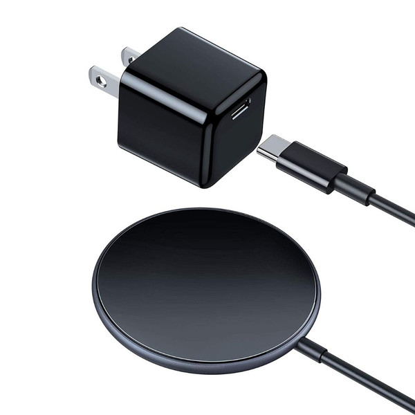 WEMISS® MagSafe Compatible Wireless Charger with 20W USB-C Adapter product image