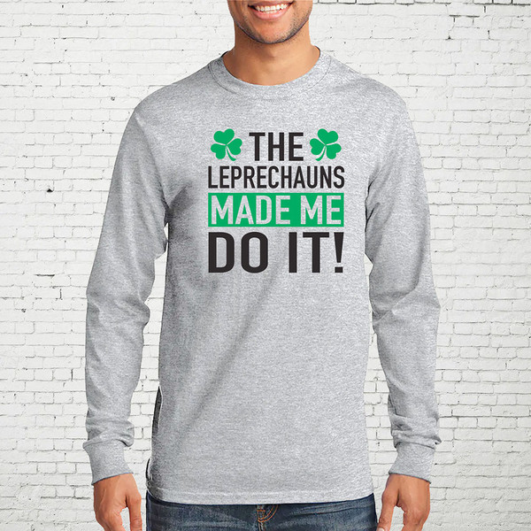 Men's St. Patrick's Day Long Sleeve Shirt product image