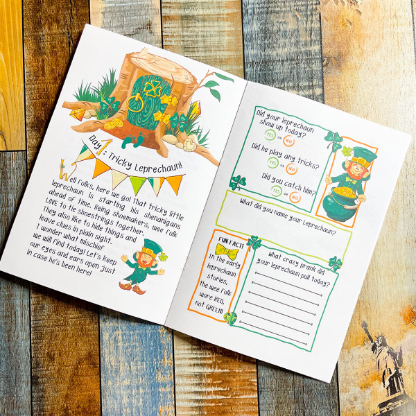 St. Patrick's Day Kids' Leprechaun Daily Sighting Activities Kit product image