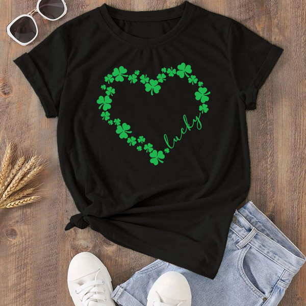 Women's Irish Love St. Patrick's Day Graphic T-Shirts product image