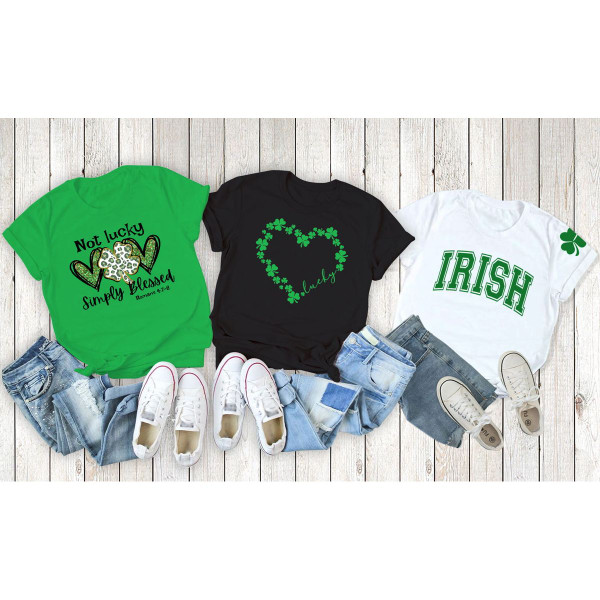 Women's Irish Love St. Patrick's Day Graphic T-Shirts product image