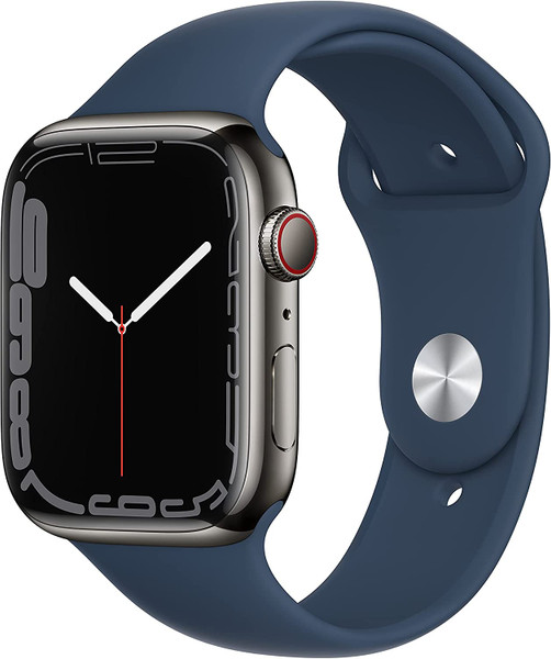 Apple® Watch Series 7, 4G LTE, 45mm – Graphite Stainless Steel Case product image