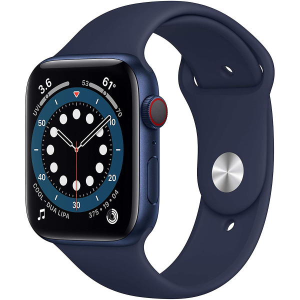 Apple® Watch Series 6, 4G LTE + GPS, 44mm – Blue Aluminum Case product image