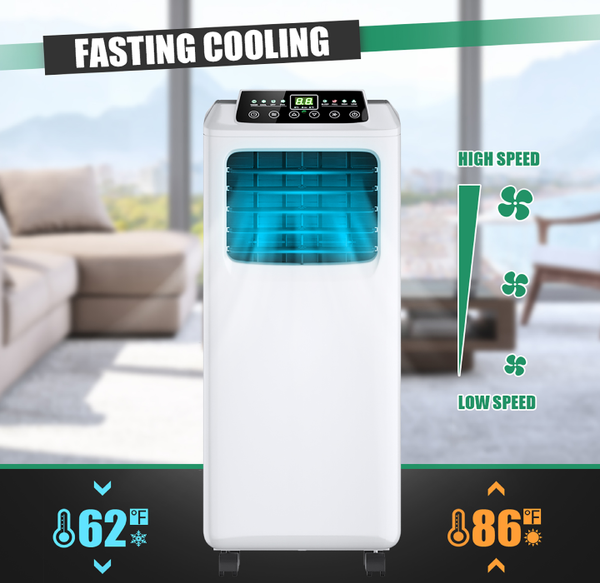 Portable 8,000BTU Air Conditioner & Dehumidifier with Remote product image