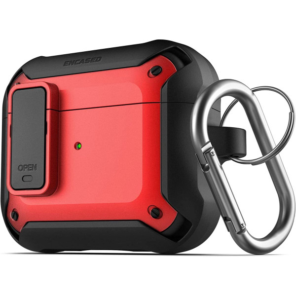 Encased™ Rugged Carrying Case for AirPods™ 3rd Gen with Keychain product image