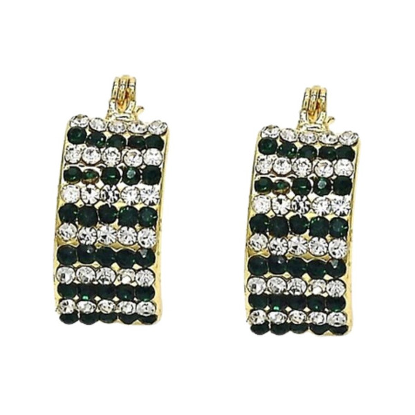 18k Gold Filled Emerald Crystal Earring product image