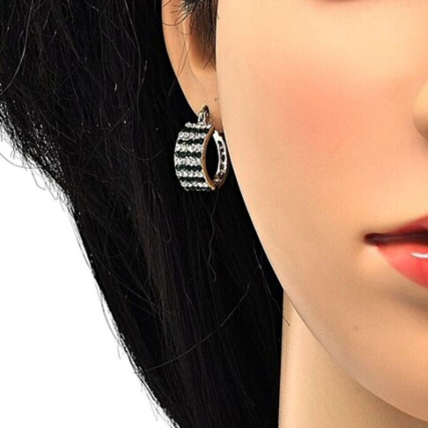18k Gold Filled Emerald Crystal Earring product image