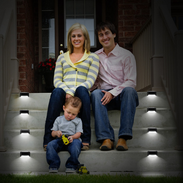 Solarek® Outdoor Solar Powered LED Step Lights (4- or 8-Pack) product image