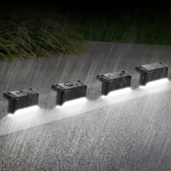 Solarek® Outdoor Solar Powered LED Step Lights (4- or 8-Pack) product image