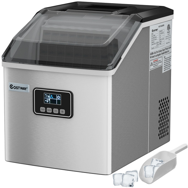 48-Pound/24-Hour Stainless Steel Countertop Ice Maker product image