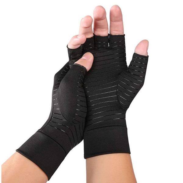 Copper-Infused Therapeutic Compression Gloves product image