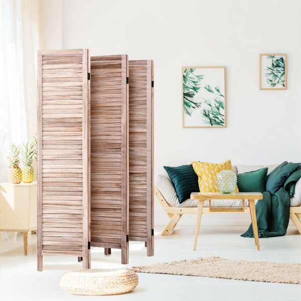 Classic Venetian Wood 67'' 6-Panel Room Divider product image