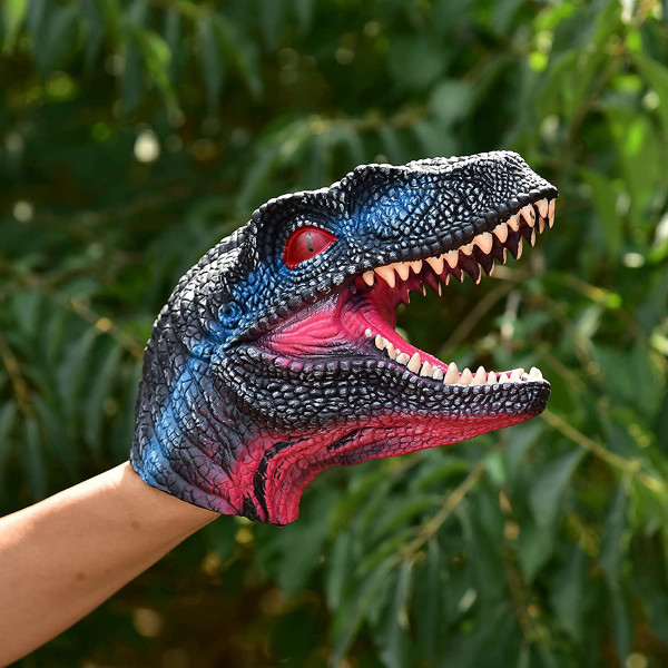 Realistic Dino Heads Glove Toy Set with Bonus Finger Puppets product image