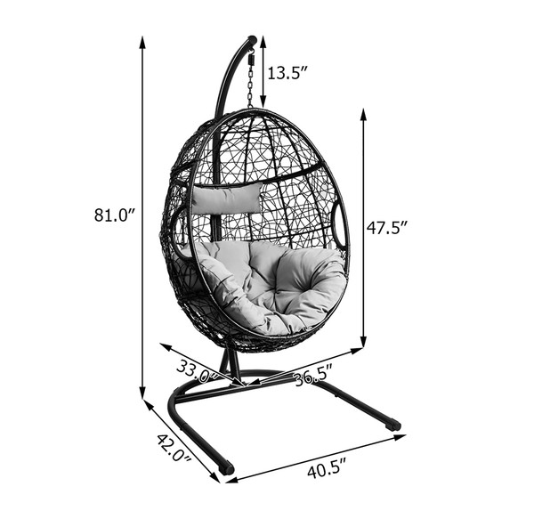 Hanging Egg Swing Chair with Stand product image