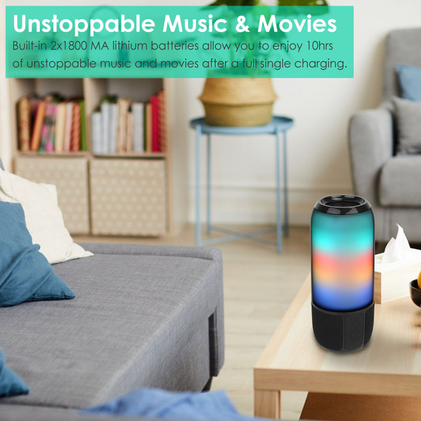 iMounTEK® Wireless Lighted Portable Speaker with Color-Changing Light product image