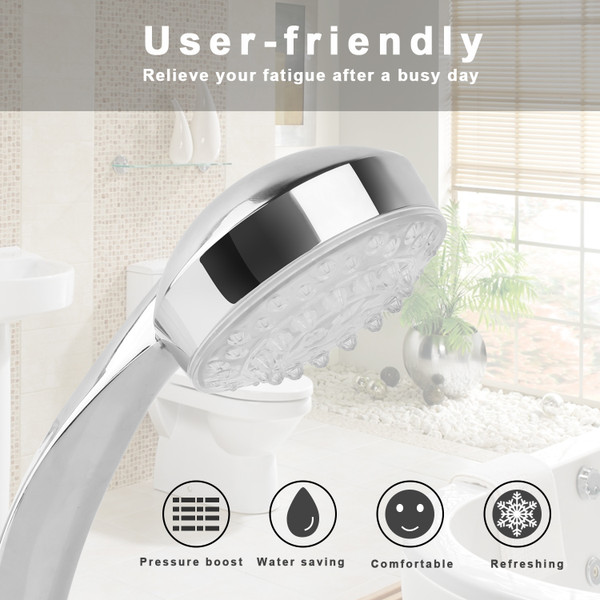 iMounTEK® Water-Powered LED Shower Head with Color-Changing Lights product image