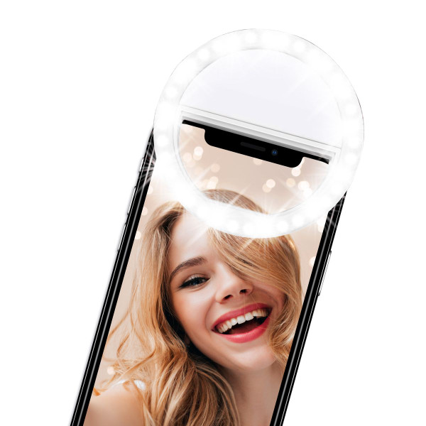 Clip-on Phone Heart-, Star-, Circle-Shape Selfie Fill Light product image