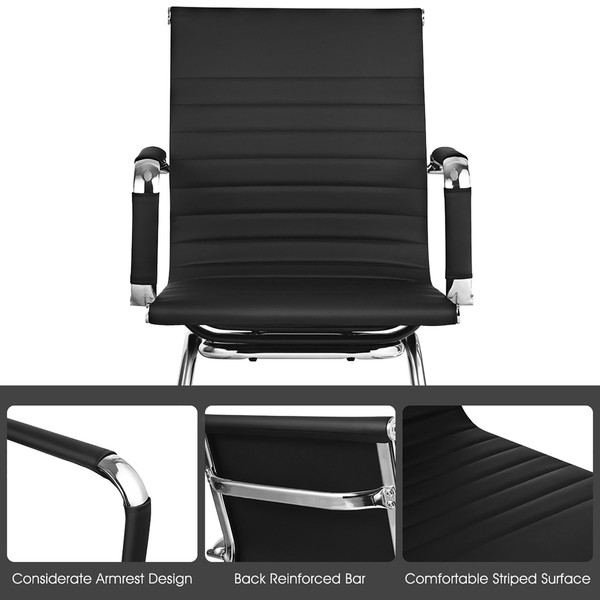 Heavy-Duty Conference Chair with Protective Arm Sleeves (Set of 4) product image