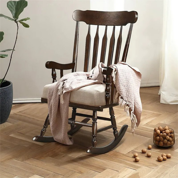 Wood Rocking Chair with Glossy Finish (Set of 2) product image