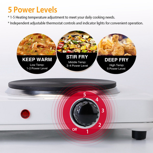 iNova™ 2,000-Watt Portable Dual Burner Stove product image