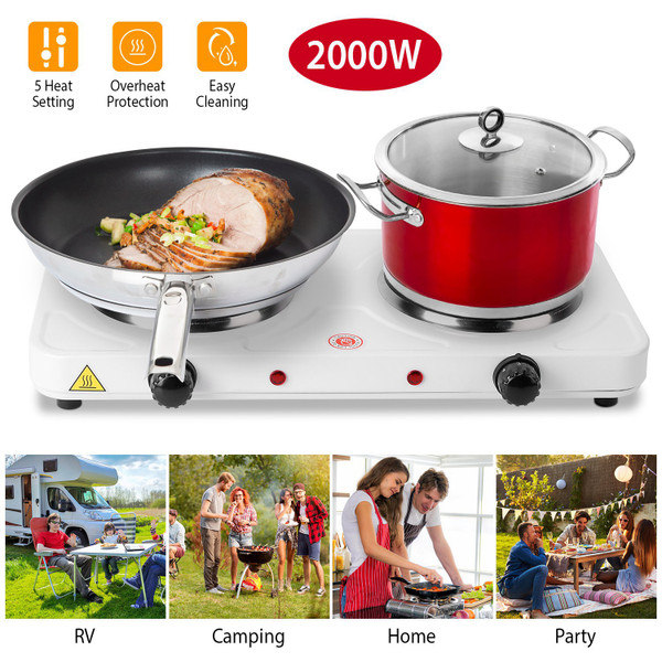 iNova™ 2,000-Watt Portable Dual Burner Stove product image
