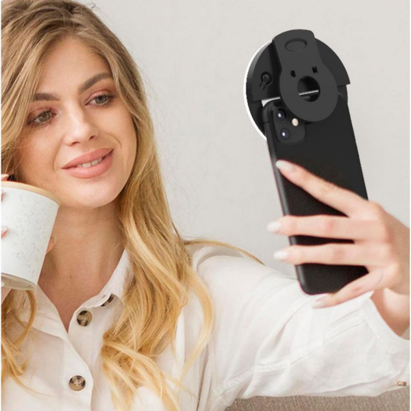 Rechargeable Clip-on LED Selfie Light with Adjustable Brightness product image