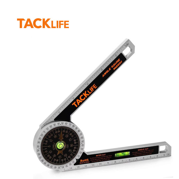 TACKLIFE® Miter Saw Protractor Angle Finder with Bubble Level, MAG01 product image