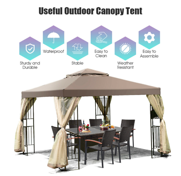 Outdoor 10' x 10' Patio Gazebo Awning Canopy product image
