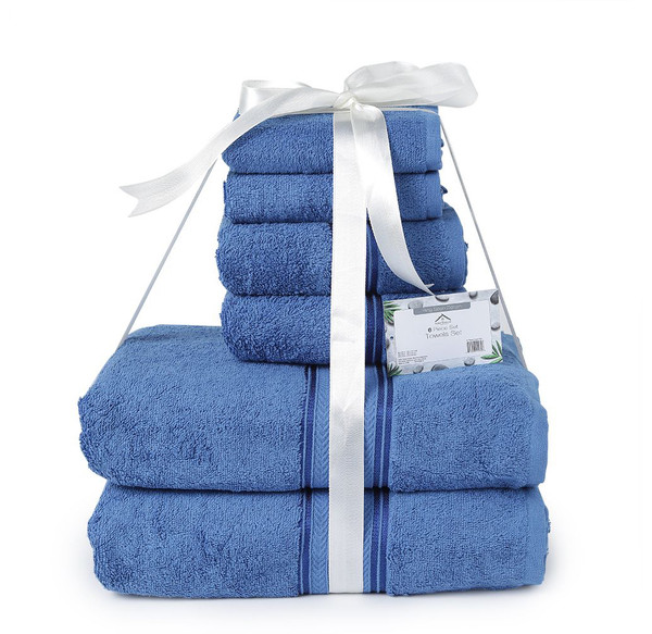  6-Piece Ringspun Cotton Towel Set product image